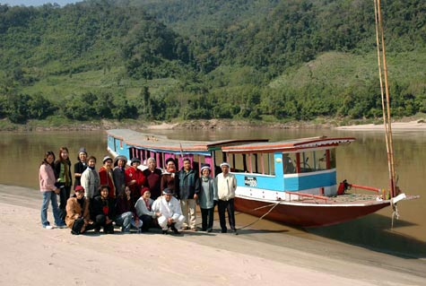 ภาพชุดล่องเรือแม่น้ำโขงสู่หลวงพระบาง