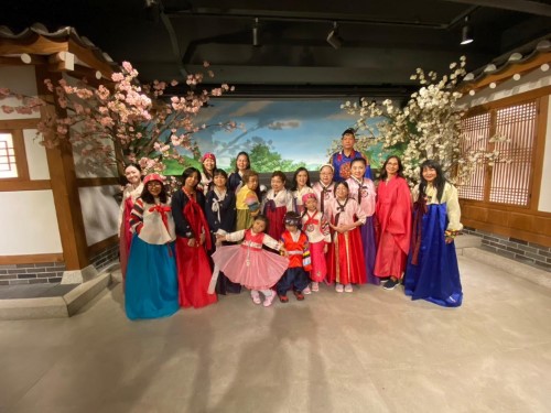 ภาพประทับใจ เที่ยวเกาหลี Gimbap Hanbok