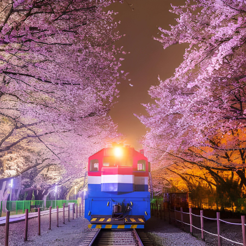 ชวนเที่ยว Gyeonghwa Station เกาหลีใต้ จุดชมซากุระที่ห้ามพลาด!